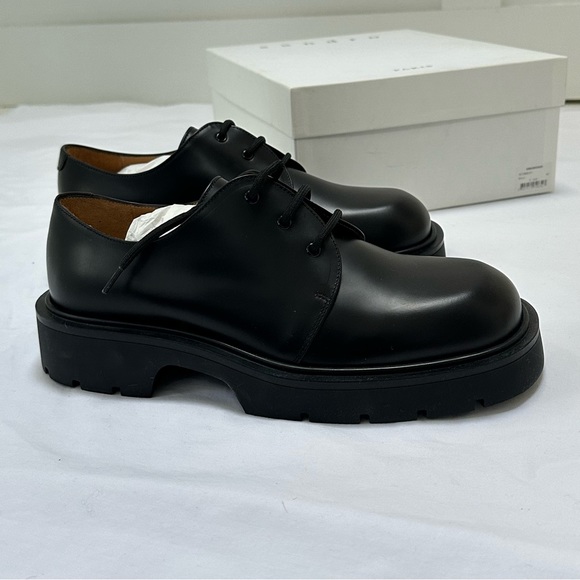 Thick soled Derby shoes / black from Sandro Paris. Mint - still in the box - Picture 4 of 5
